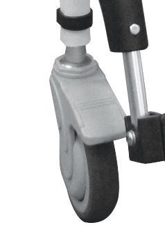 Drive™ Caster With Leg For Use With Nrs185006/7 Aluminum Shower Commode Chair, 1/Ea