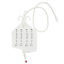 HOLLISTER URINARY DRAIN BAG, ANTI-REFLUX, 2000 ML, VINYL, SOLD AS 20/BOX HOLLISTER 9839