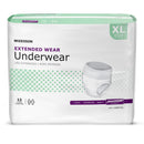 McKesson Extended Wear Maximum Absorbency Underwear, Extra Large, 48/CS