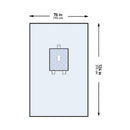 McKesson Sterile Pediatric Laparotomy Drape, 76 x 124 Inch, 13/CS