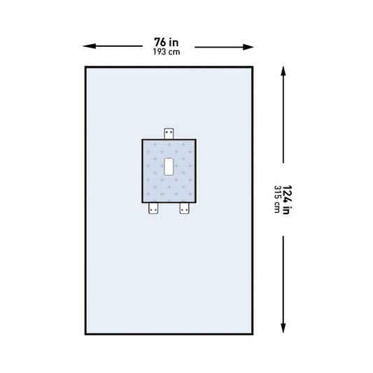Mckesson Sterile Pediatric Laparotomy Drape, 76 X 124 Inch, 13/Cs