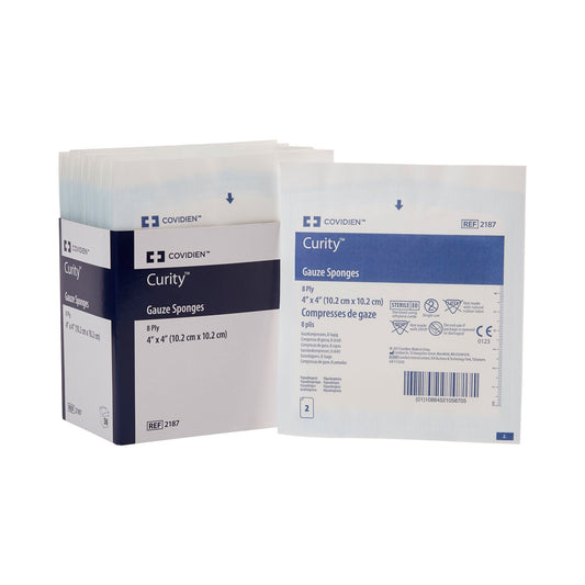 Curity™ Sterile Usp Type Vii Gauze Sponge, 4 X 4 Inch, 8-Ply, 600/Cs