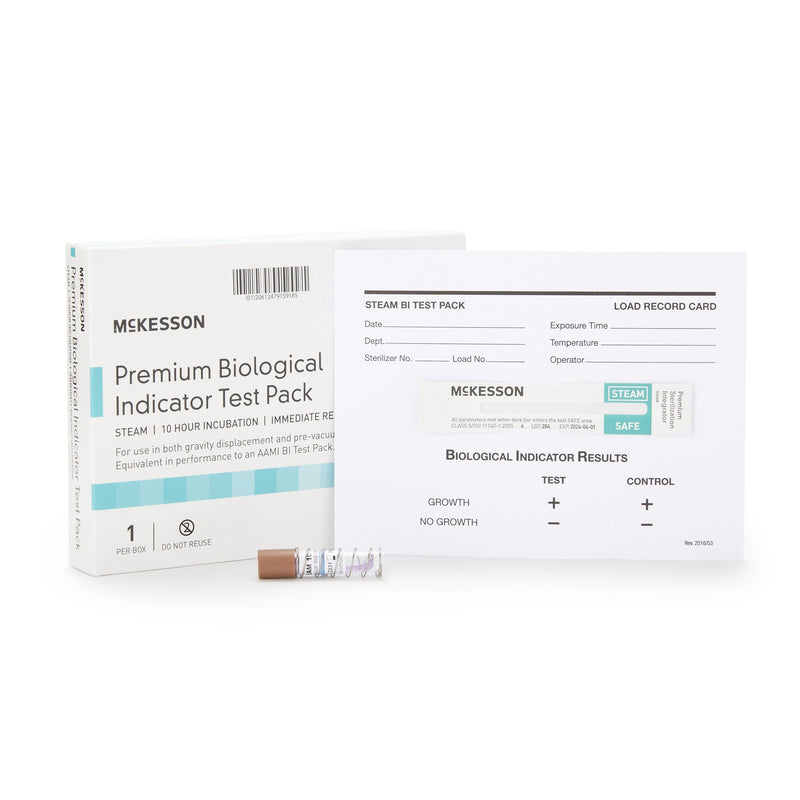 MCKESSON STERILIZATION BIOLOGICAL INDICATOR PACK, SOLD AS 25/CASE MCKESSON 73-SBT025
