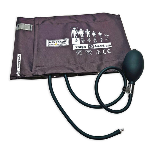 Mckesson Lumeon™ Blood Pressure Cuff And Bulb, X-Large Cuff, 40 – 66 Cm, Thigh, 12/Cs