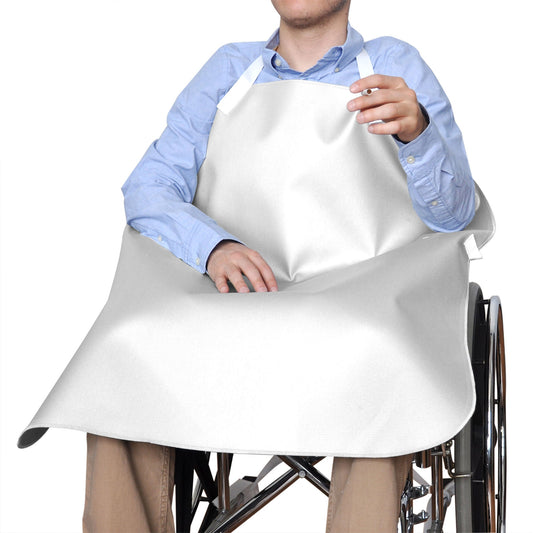 Nyortho Smoker'S Apron, 30 X 34 In., White, 1/Ea
