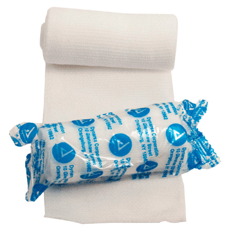 Dynarex Stretch Gauze Bandages Bandage, 3", Non-Sterile, Clean Wrap, 500/Cs -3133