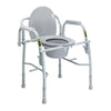 McKesson Non-Folding Steel Frame Commode Chair, 13.75 in. Seat Width, 1/CS