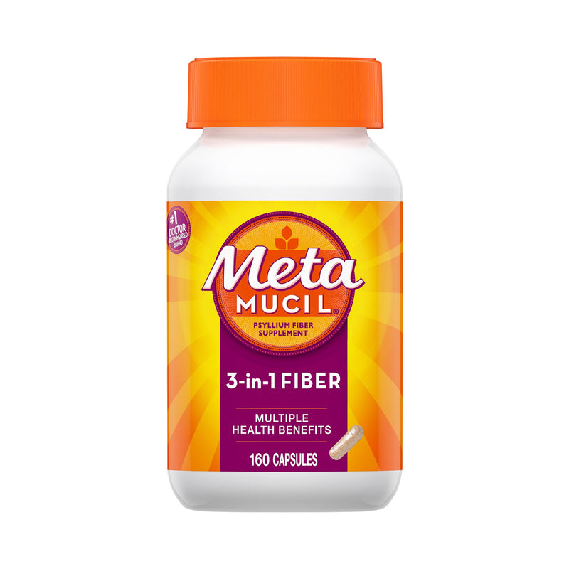 METAMUCIL® 3-IN-1 FIBER CAPSULES, SOLD AS 1/BOTTLE PROCTER 37000040511