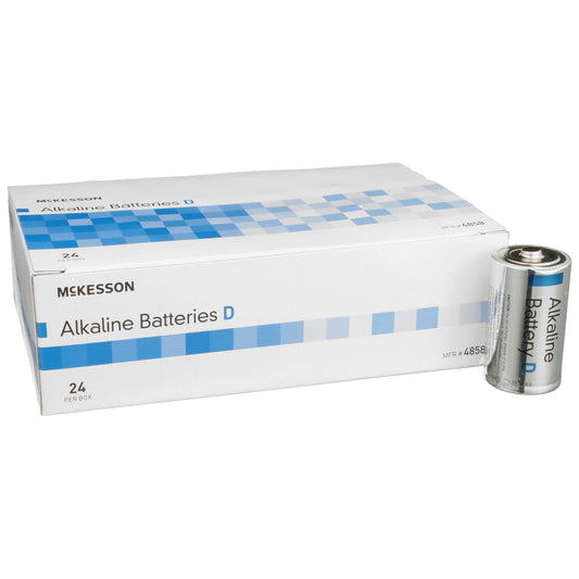 Mckesson Alkaline Battery, D Cell, 24/Bx