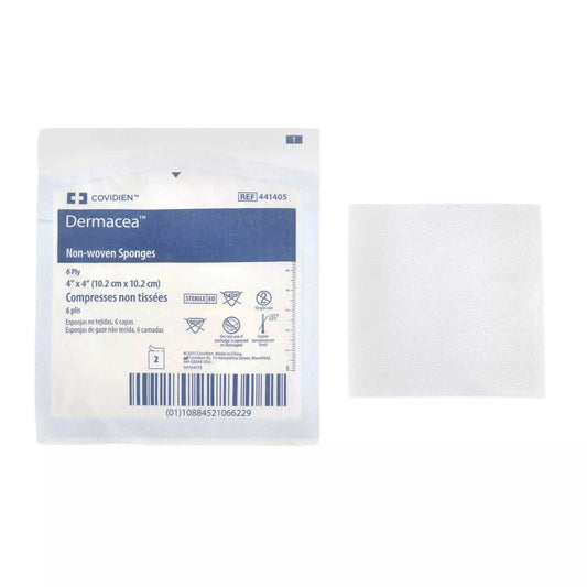 Sponge, Gze Dermacea N/Wovn 6Ply 4"X4" 2Ct (25/Pk 12Pk/Cs), 600/Cs