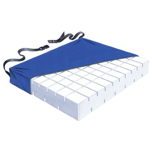 Cushion, F/W/C Pressure Checklt-Wt Foam Cover Blu, 1/Ea