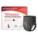 UNDERWEAR, INCONT TRANQUILITYPREM WMN LG (14/BG 4BG/CS), 14/BG