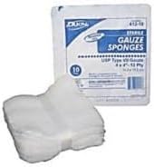 GAUZE SPONGE, 3" X 3", 12-PLY, NON-STERILE, 200/BG, 20 BG/CS, SOLD AS CASE AMD-MEDICOM 10000212