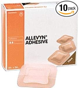 FOAM DRESSING, MEDIUM, 12.9CM X 12.9CM, 10/BX, 5 BX/CS, SOLD AS CASE SMITH 317