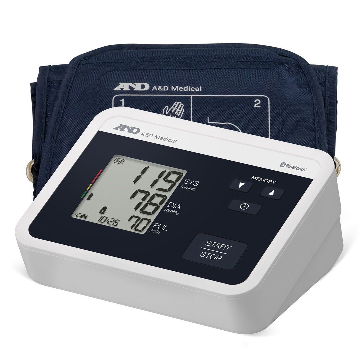 Monitor, Blood Pressure Wireless Multi User Wide Range Cuff, 1/Ea