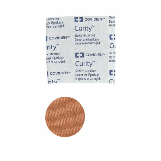 Curity™ Adhesive Spot Bandage, 7/8 Inch Round, 1200/Cs