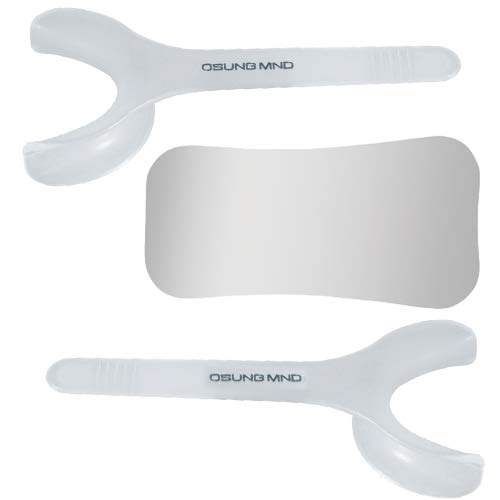 OSUNG Double Sided Photographic Intraoral Mouth Mirror with Retractors,  Small Pedo Size - Osung USA