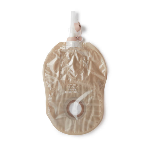 Premier™ 84698 One-Piece Transparent Urostomy Pouch, Pre-Cut To Fit 32 Mm Stomas, 10/Bx