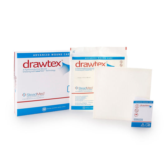 Drawtex® Nonadherent Dressing, 8 x 8 Inch, 10/BX