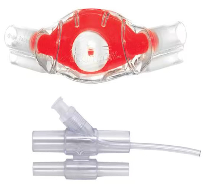 Crosstex Accutron Clearview Nasal Mask And Capnography Bundle Masks Nasal W/Capnographyadapter Pedi Strawberry 12/Pk -33037-11-CAP - BriteSources