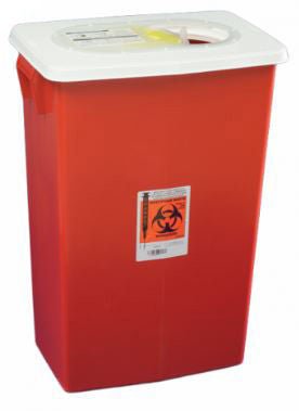 Sharpsafety™ Multi-Purpose Sharps Container, 18 Gallon, 26 X 18¼ X 12¾ Inch, 1/Ea