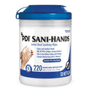 Sani-Hands Hand Sanitizing Wipes, Ethyl Alcohol, Canister, 6/CS