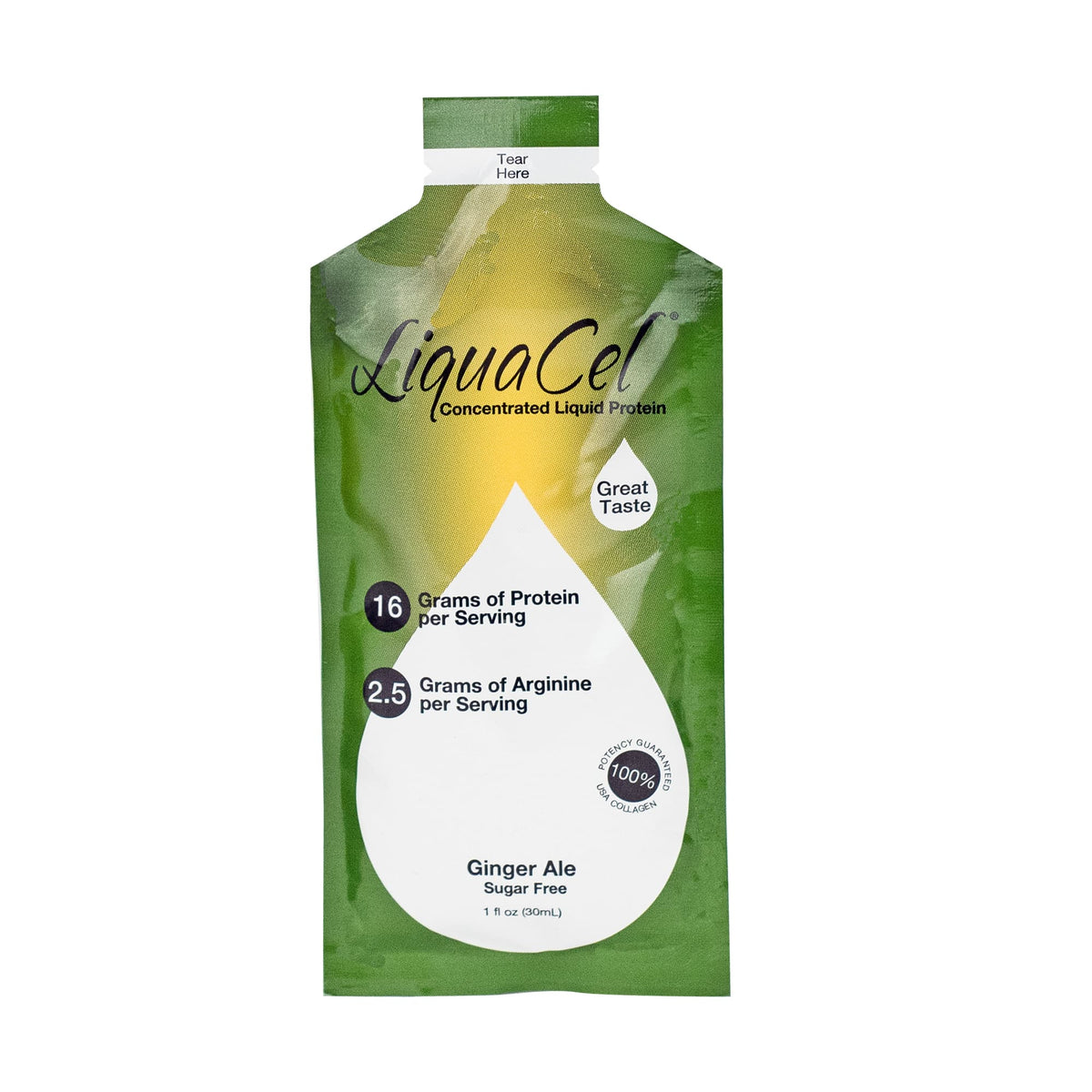 LiquaCel® Ginger Ale Concentrated Liquid Protein, 100/CS