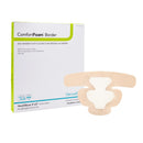 ComfortFoam™ Bordered Foam Wound Dressing w/ Soft Silicone Adhesive, 5 x 8 Inch, 5/BX