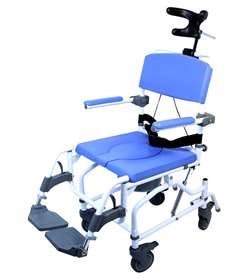 Commode, Shower Aluminum Tilthealthline Ezee Life 18" D/S, 1/Ea