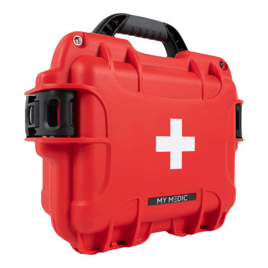 My Medic™ Myfak Pro First Aid Kit, Red Waterproof Hard Case, 1/Ea