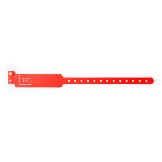 Sentry® Superband® Allergy Alert Identification Band, 11-1/2 Inch, Red, 250/Bx