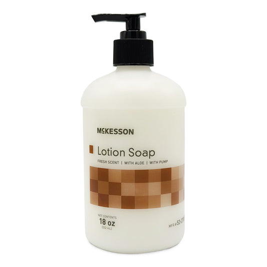 McKesson Lotion Soap, Fresh Scent, 18 oz. Pump Bottle, 12/CS