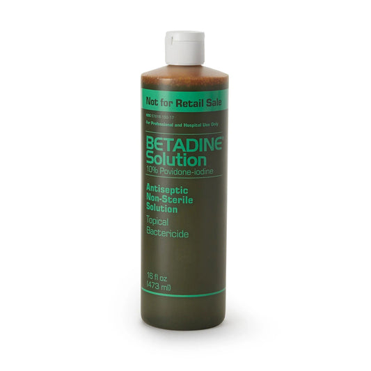 Betadine® 10% Povidone-Iodine First Aid Antiseptic Solution, 16-Ounce Bottle, 12/Cs