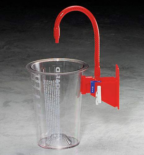 Medi-Vac® CRD™ Suction Canister for use with disposable CRD™ Liners, 1000 mL, 1/CS