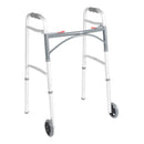 McKesson Junior Aluminum Folding Walker, 25 – 32¼ Inch Height, 1/EA