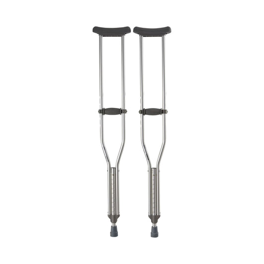 McKesson Underarm Crutches for Adults 5'2" – 5'10", 8/CS