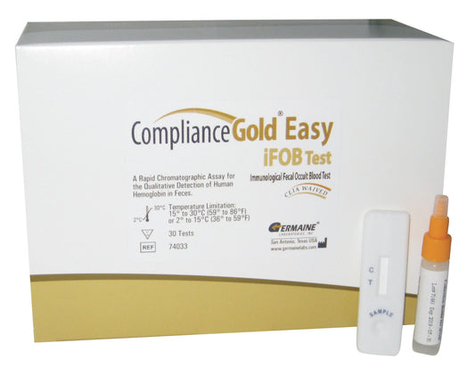 COMPLIANCE GOLD IFOBT 30/BX30TESTS RAPID ASSAY, 30/BX