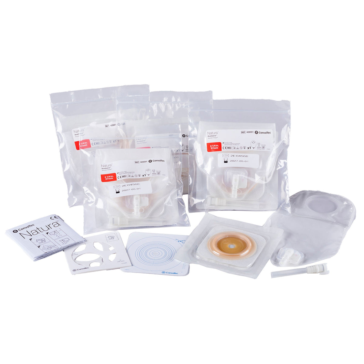 POST OP KIT, UROSTOMY LOW PRESS DURAHESIVE CTF 57MM (5/BX), 5/BX