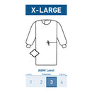 MCKESSON NONREINFORCED SURGICAL GOWN WITH TOWEL, EXTRA LARGE, BLUE, SOLD AS 1/PACK MCKESSON 183-I90-7030-S1