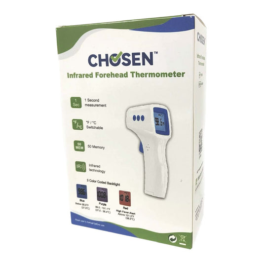 Thermometer, Forehead Touchless Infrared, 1/Ea