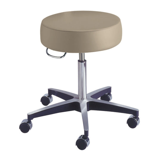 McKesson Round Pneumatic Exam Stool, Beige, without Backrest, 1/EA