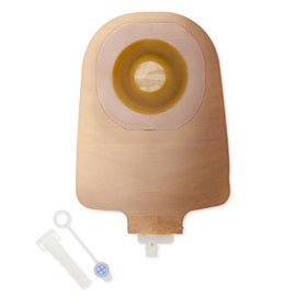 Premier™ One-Piece Beige Urostomy Pouch, Pre-cut to Fit 25 mm Stomas, 10/BX