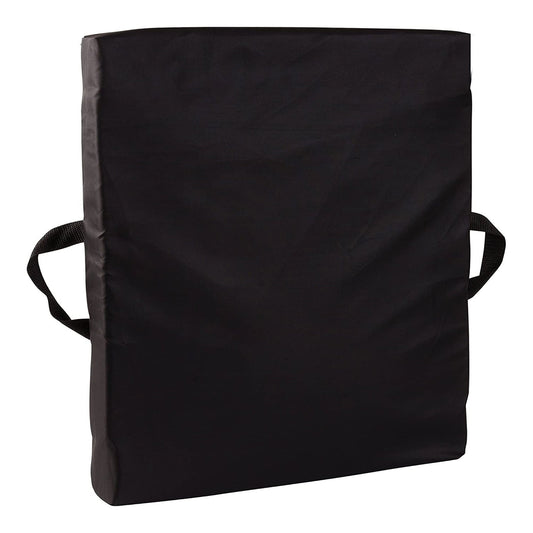 Mabis® Wheelchair Seat Cushion, Black, 16 D X 20 W X 2 H In., 1/Ea