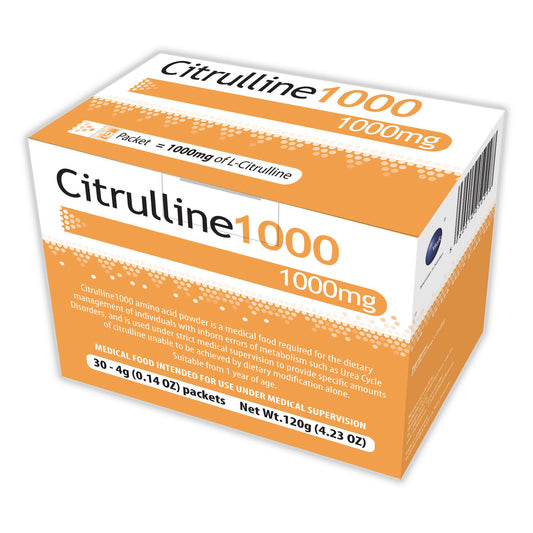 Citrulline1000 Medical Food for the Dietary Management of Urea Cycle Disorders, 30/BX