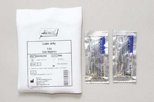 Jelly, Lube Str 3Gm (2/Pk 50Pk/Cs), 100/Cs