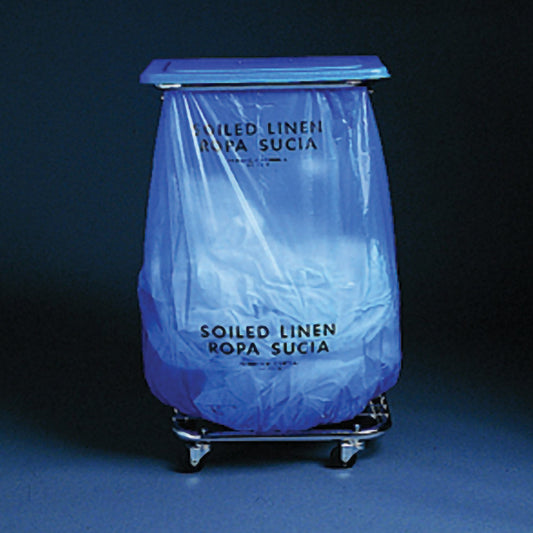 Mckesson Soiled Linen Bag, Blue, 30 – 33 Gal. Capacity, Fits Hamper Stand 198683, 250/Cs