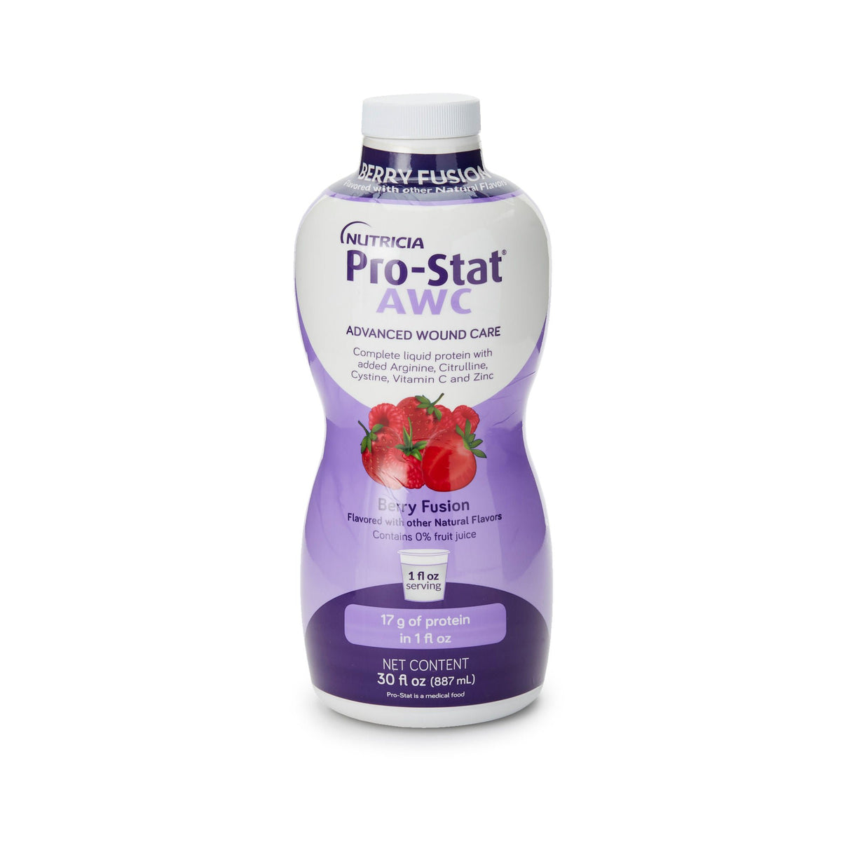 Pro-Stat® AWC Berry Fusion Complete Liquid Protein for Wound Healing, 30-oz., 1/BT