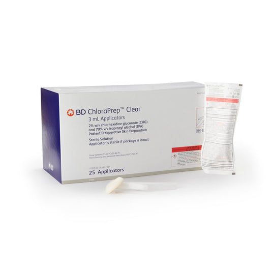 Applicator, Chloraprep New Label Clr 3Ml (25/Ct 4Ct/Cs), 25/Ct
