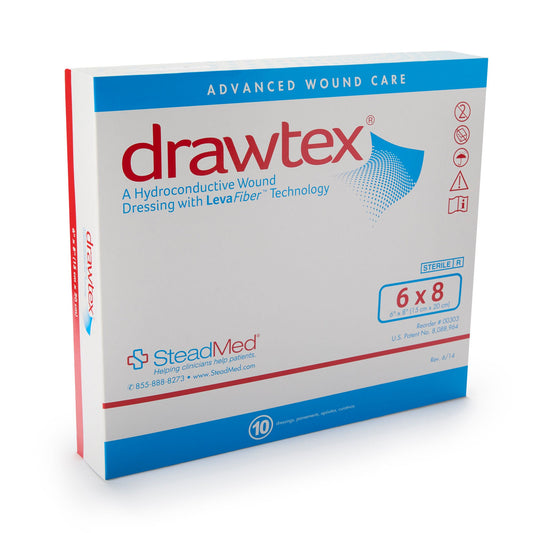Drawtex® nonadherent Dressing, 6 x 8 Inch, 10/BX