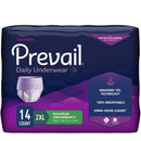 PREVAIL® FOR WOMEN DAILY ABSORBENT UNDERWEAR, 2X-LARGE, SOLD AS 14/BAG FIRST PWC-517